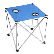 Mini tabla de tela de lona de diseño / mesa plegable de barbacoa / mesa de comedor plegable